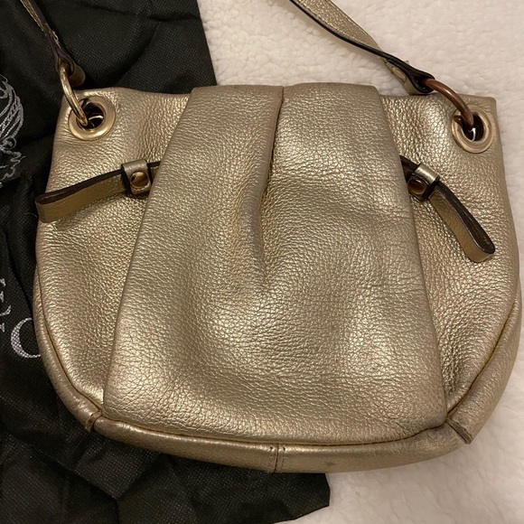 Gold Vince Camuto Leather crossbody - Picture 2 of 7